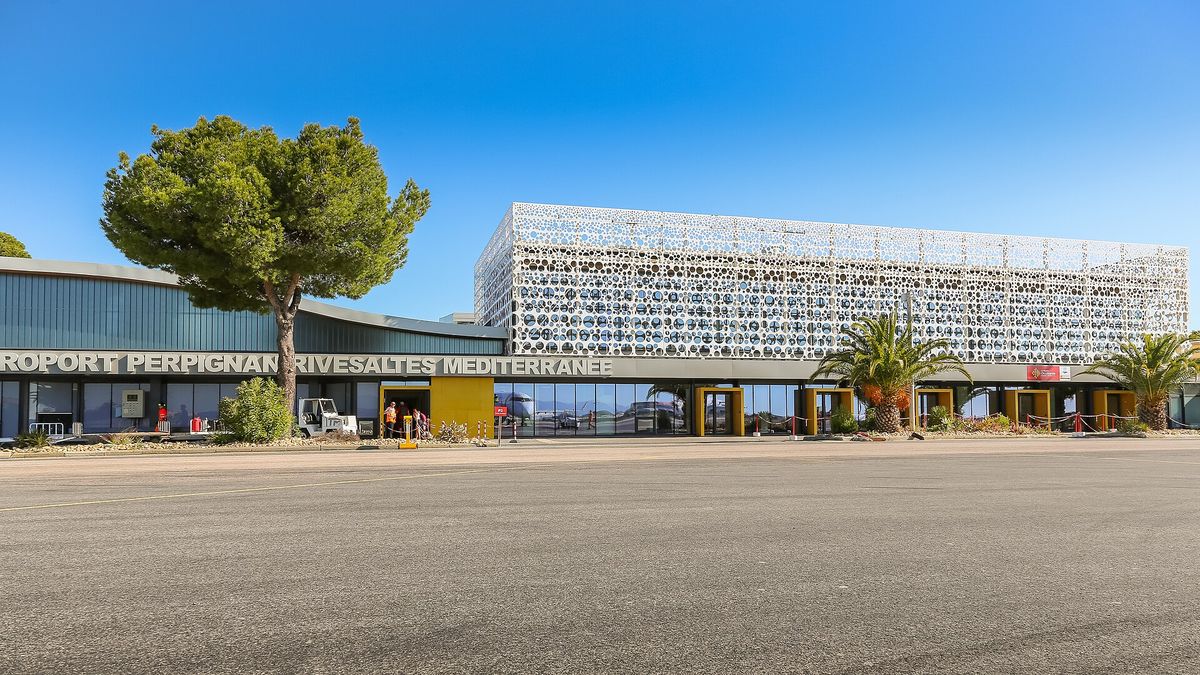 Terminal of Perpignan-Rivesaltes airport