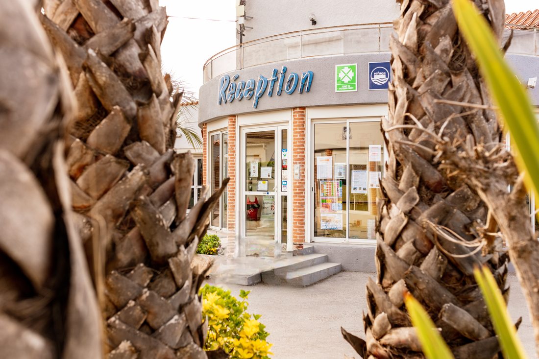 Reception entrance, camping l'Étoile d'Or
