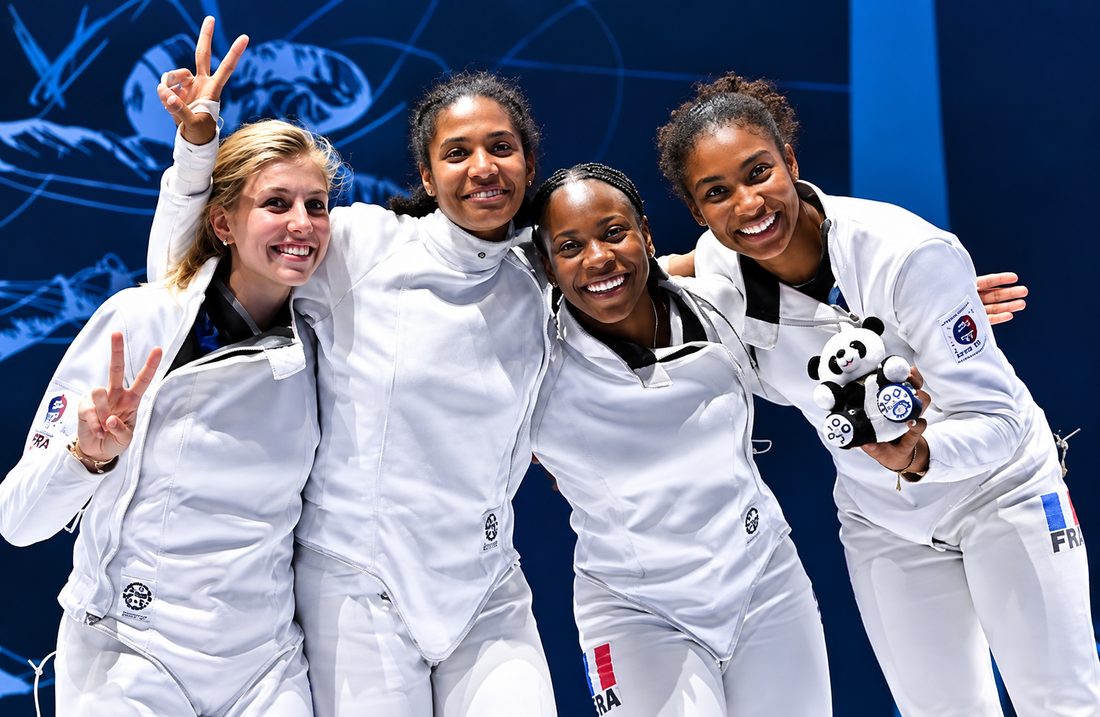 Équipe de France féminine d'escrime – épée, partenaire du camping l'Étoile d'Or
