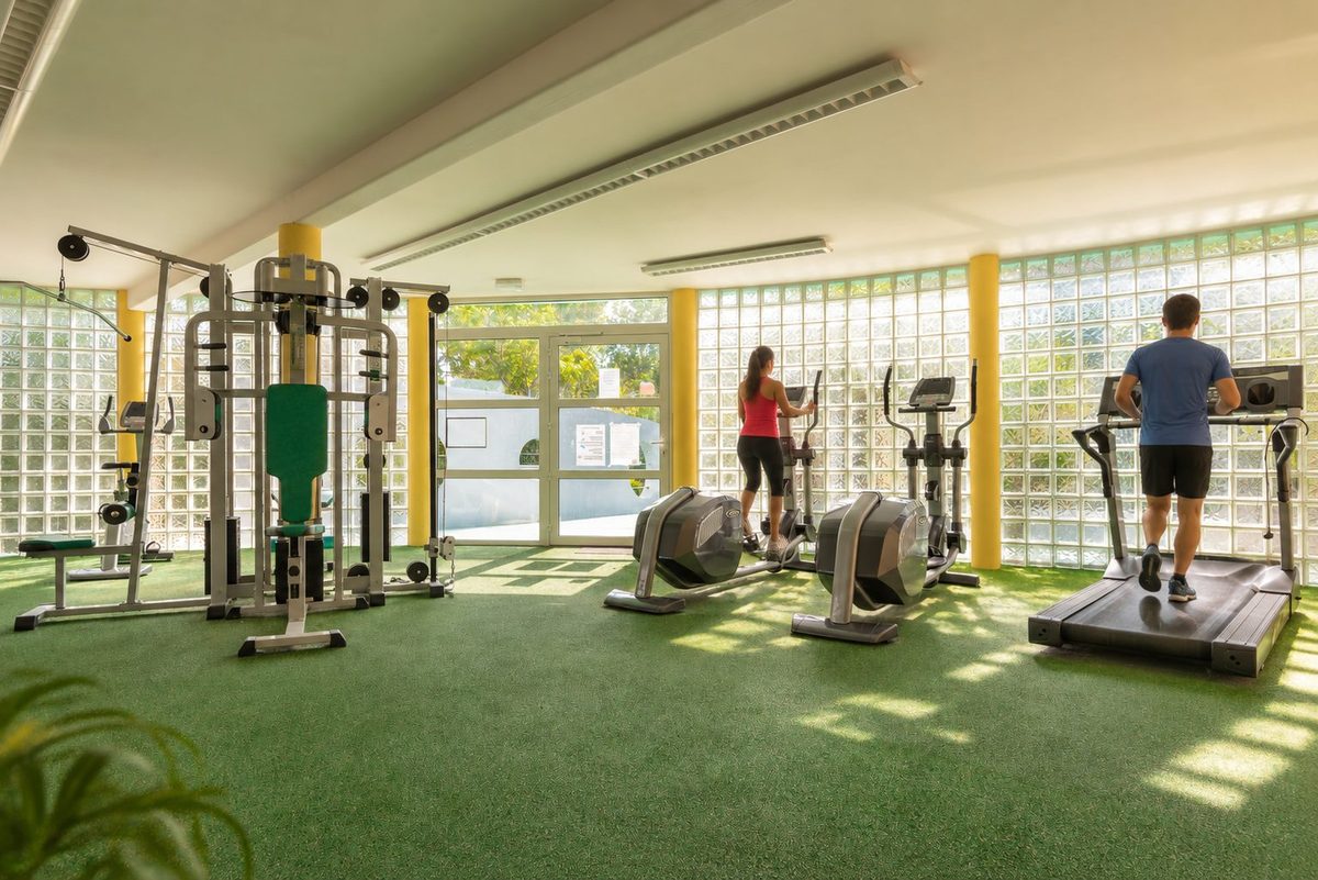 Salle de fitness équipée, camping l'Étoile d'Or