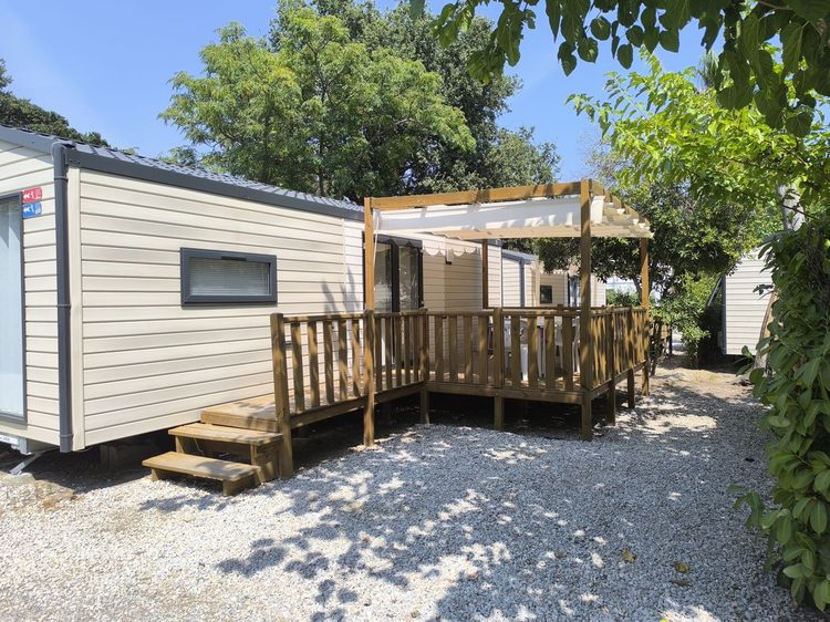 Stacaravan op camping l'Étoile d'Or in Argelès-sur-Mer