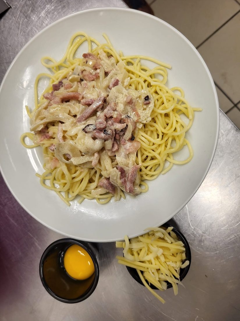 Pasta carbonara, La Grande Voile