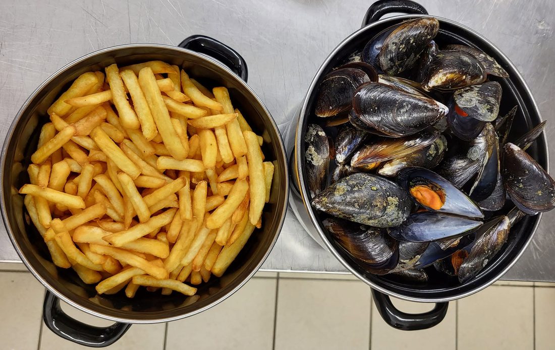 Mussels and chips, La Grande Voile