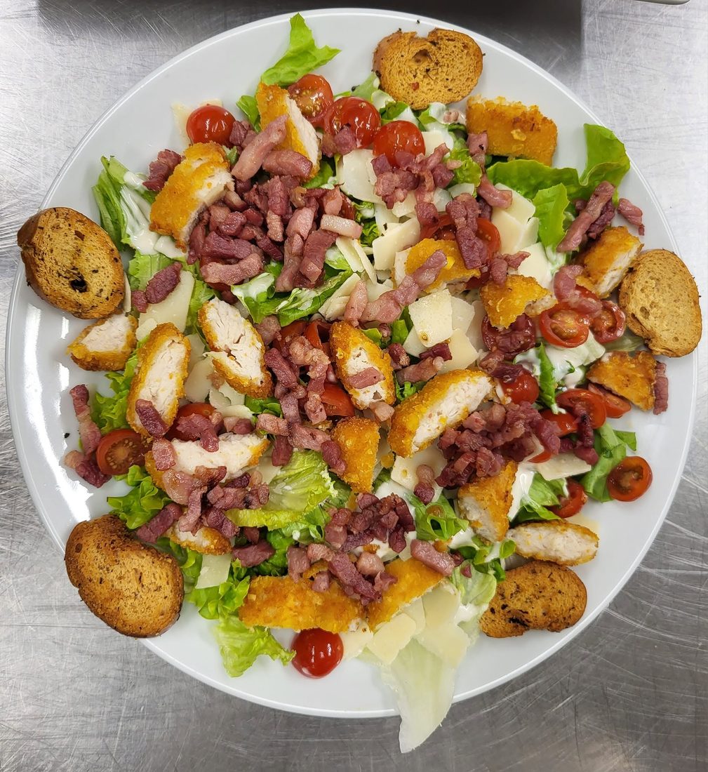 Homemade Caesar salad, La Grande Voile