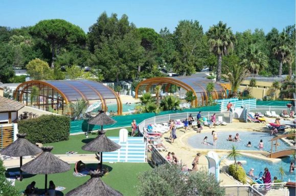 Complexe aquatique au camping à Argeles sur mer