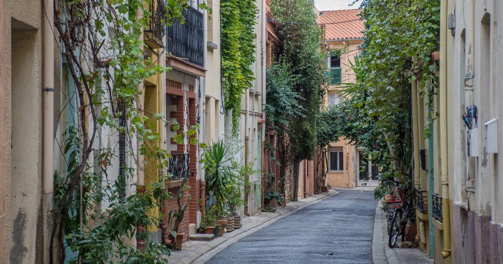 La ville d'Argelès sur mer